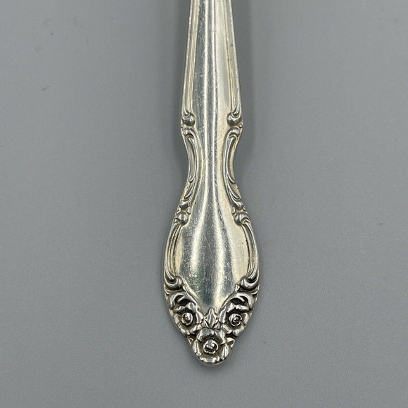 3 Qty Vintage Wm. Rogers Silver Lady Densmore Teaspoons 6 1/8 in Replacement - Picture 2 of 6